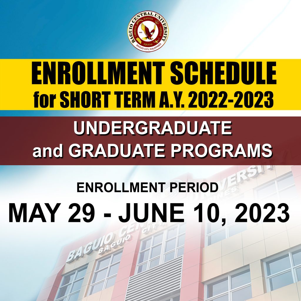 May 2023 BAGUIO CENTRAL UNIVERSITY