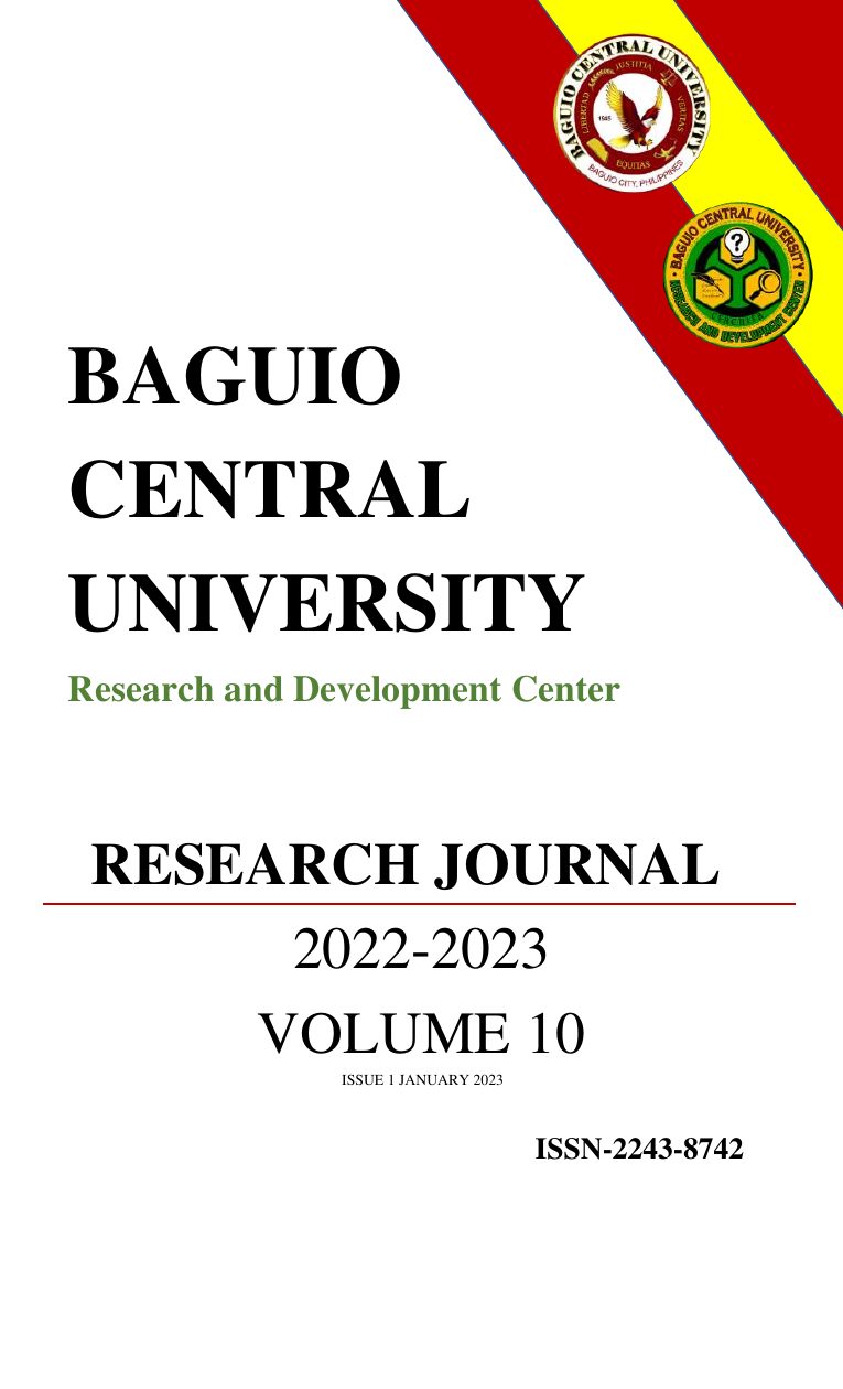 Cover of the BCU Research Journal, Volume 10, Issue 1