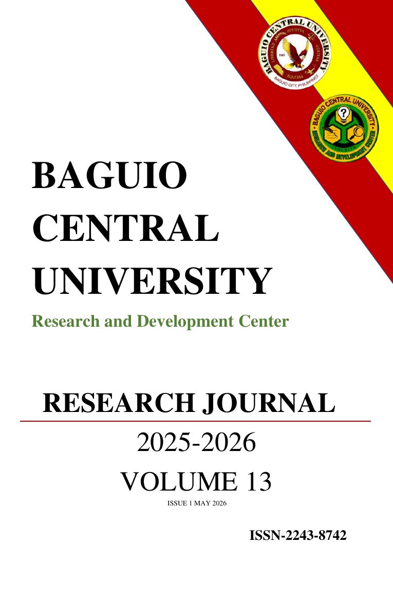 Cover of the BCU Research Journal, Volume 13, Issue 1