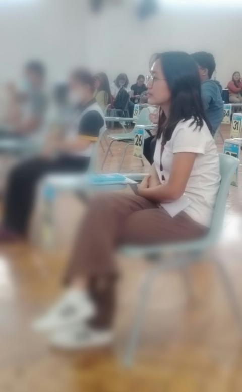 Alfrency L. Bay-ong taking part in the 30th Philippine Statistics Quiz Regional Championship